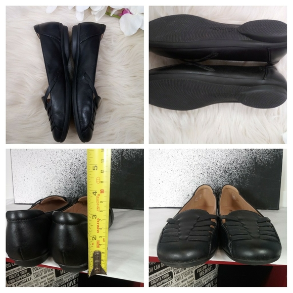 Clarks Gracelin Gemma Leather Flats Cushion 8.5 - Picture 13 of 16